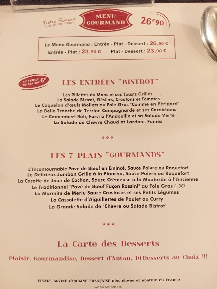 Auberge des 7 Plats - Menu Image 3